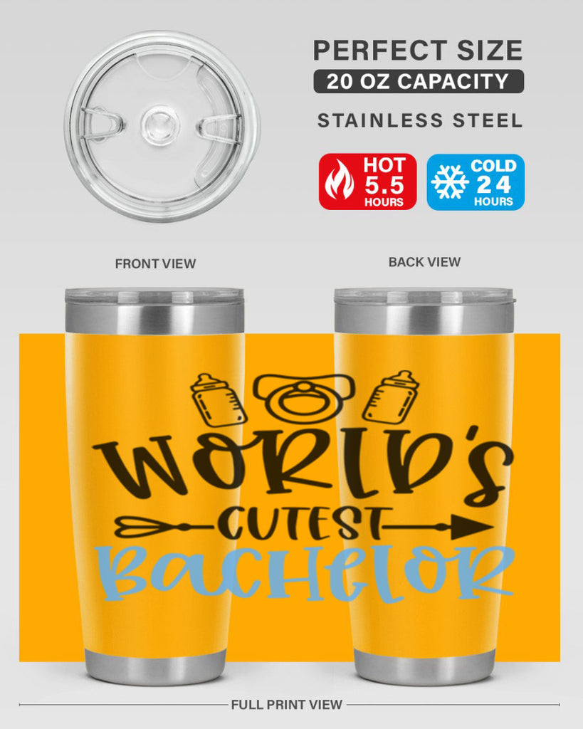 Worlds Cutest Bachelor Style 13#- baby- tumbler