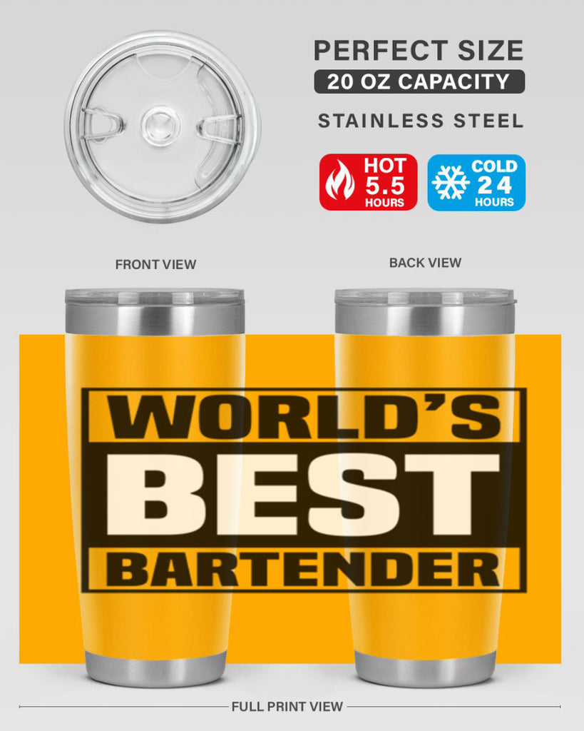 Worlds best Style 8#- bartender- tumbler