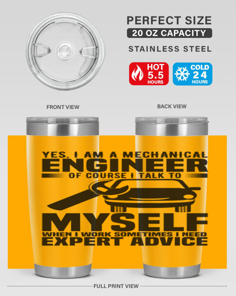 Yes I Am A Mechanical Style 1#- engineer- tumbler