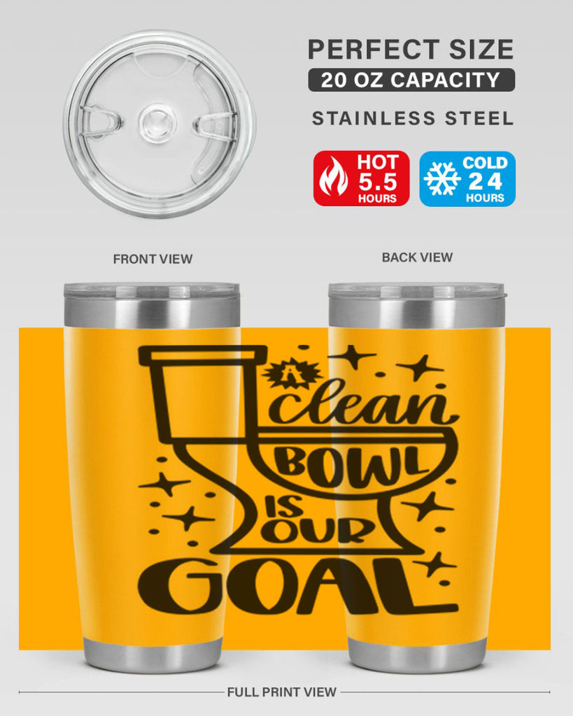 a clean bowl is our goal 49#- bathroom- Tumbler