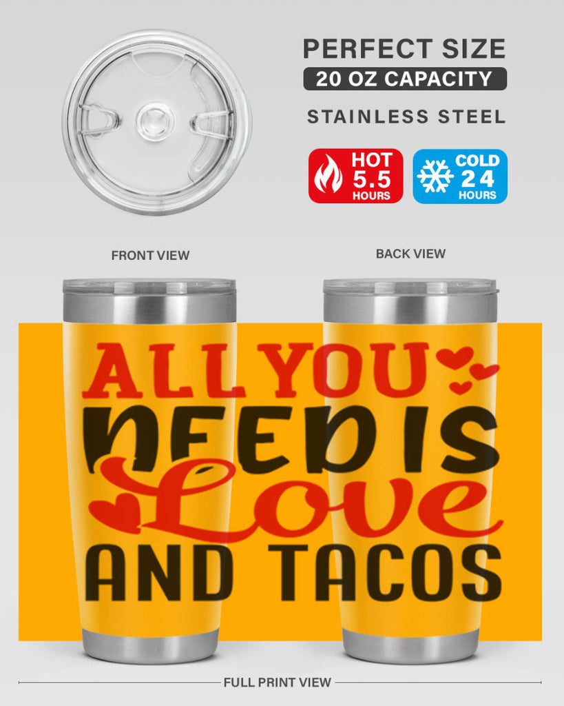 all you need is love and tacos 82#- valentines day- Tumbler