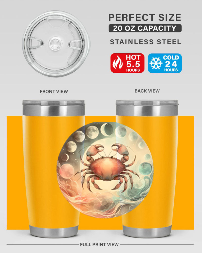 cancer 167#- zodiac- Tumbler