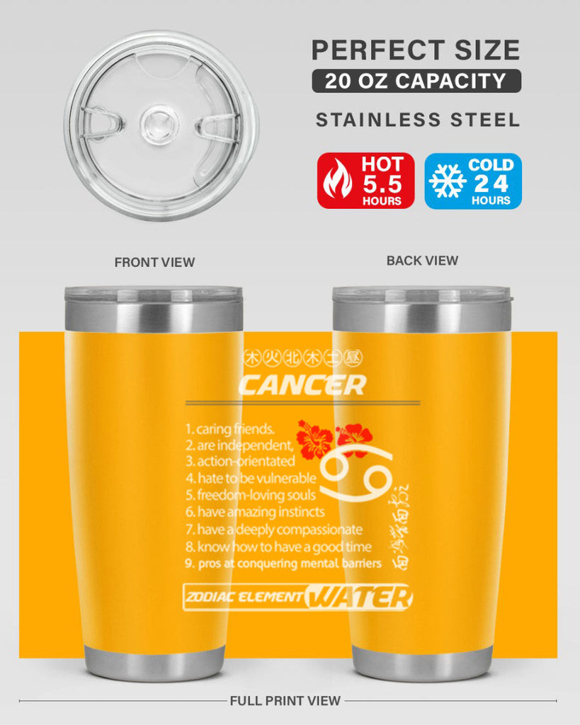 cancer 175#- zodiac- Tumbler