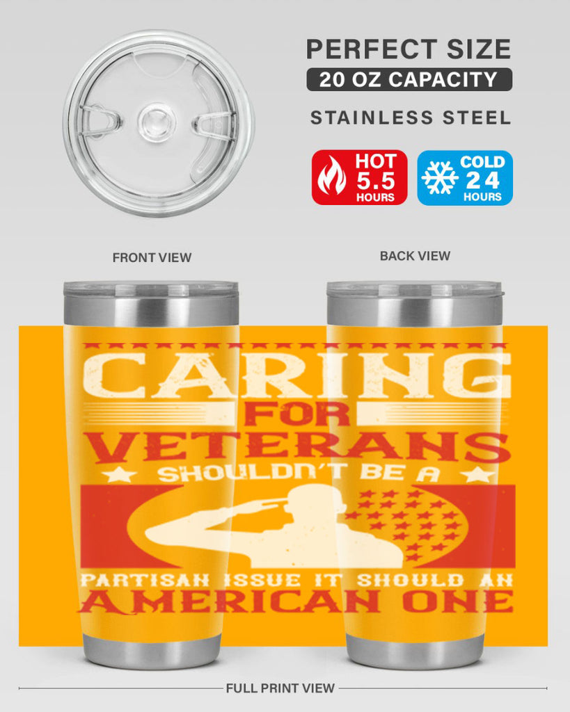 caring for veterans shouldn’t be a partisan issue it should an american one 68#- Veterns Day- Tumbler