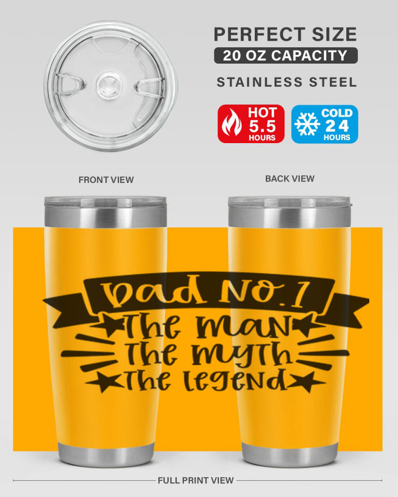 dad no the man the myth the legend 62#- fathers day- Tumbler