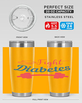fight diabetes Style 38#- diabetes- Tumbler