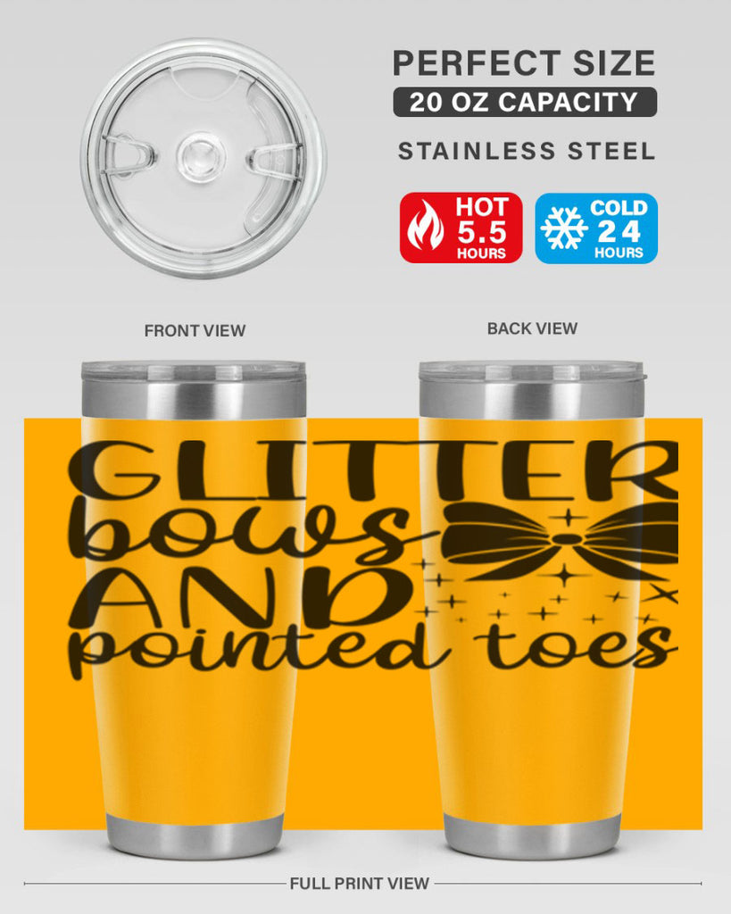 glitter bows and pointed toes44#- ballet- Tumbler