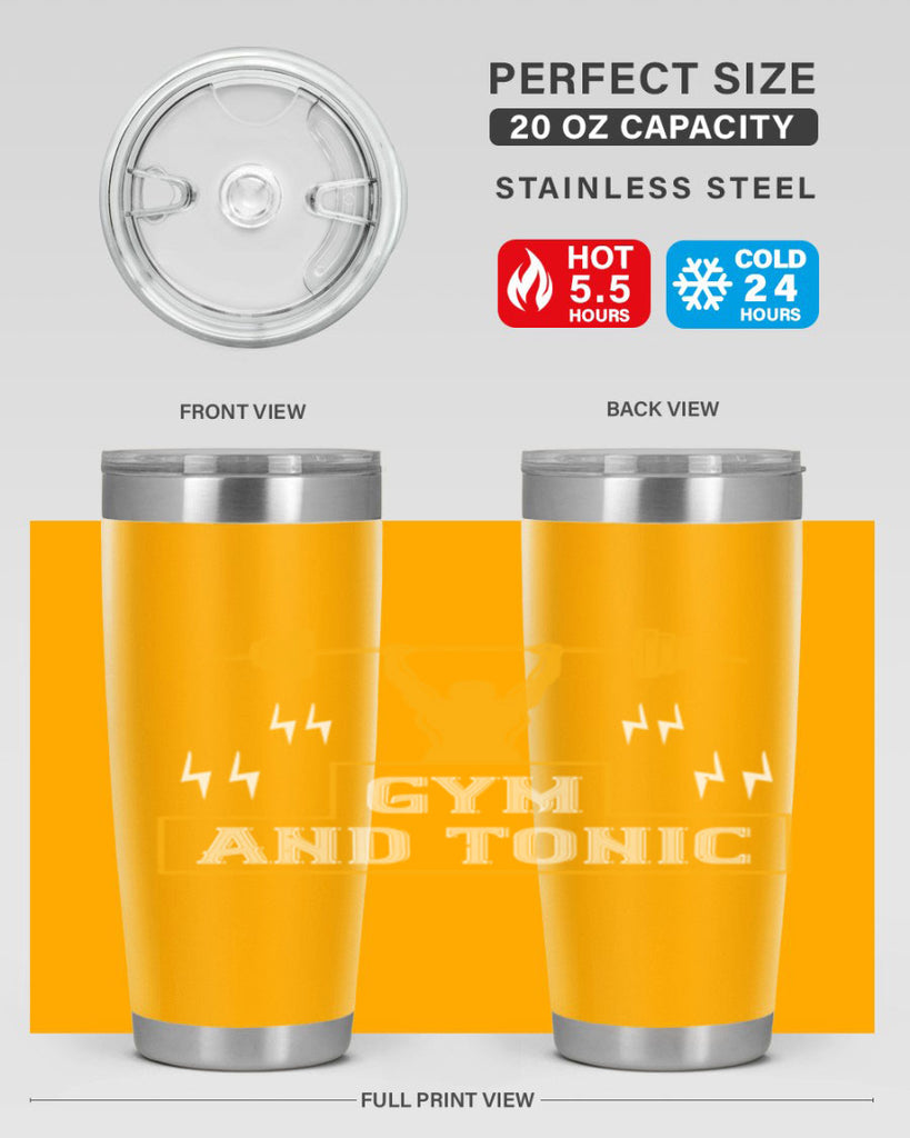gym and tonic 100#- gym- Tumbler