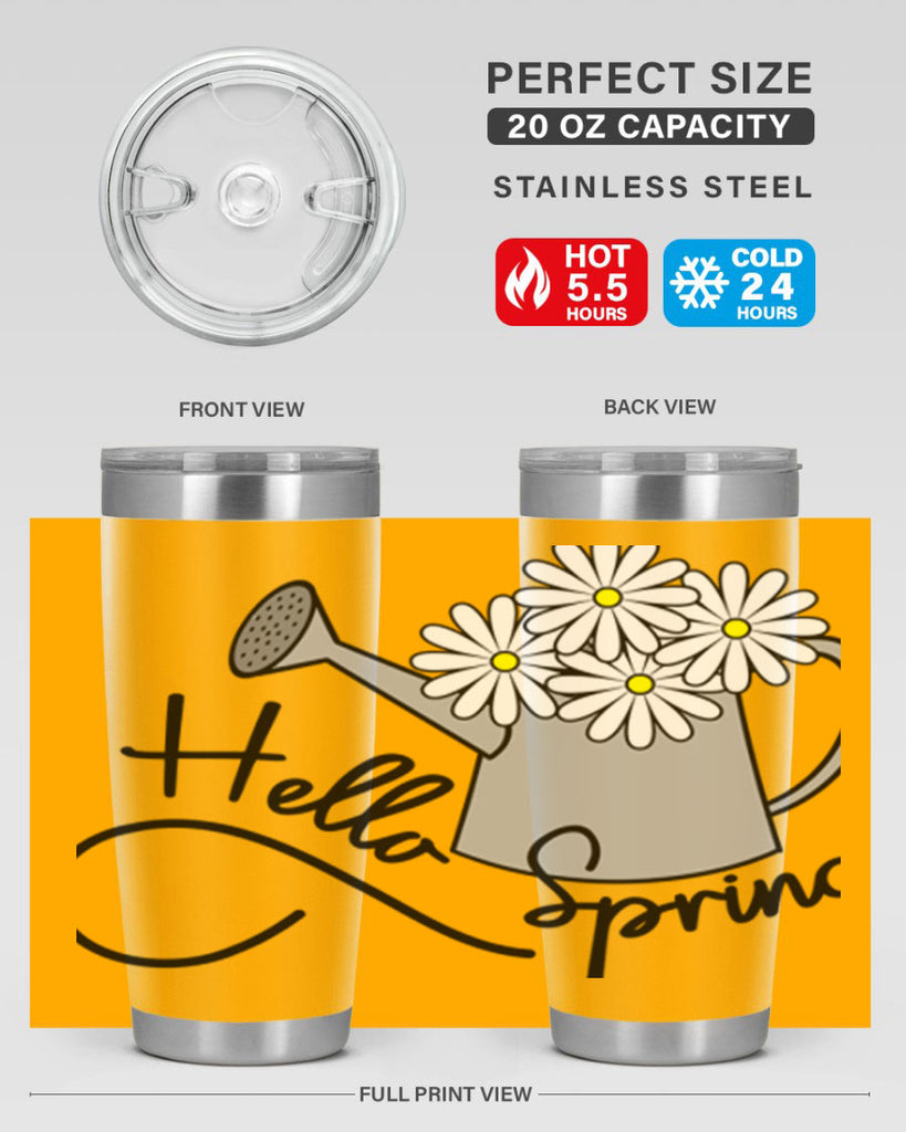 hello spring watering can208#- spring- Tumbler