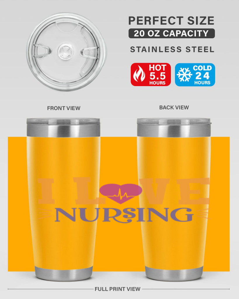 i love nursing Style Style 173#- nurse- tumbler