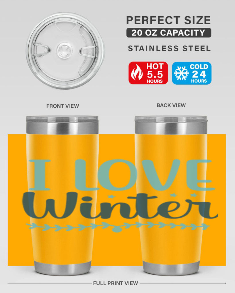 i love winter 226#- winter- Tumbler