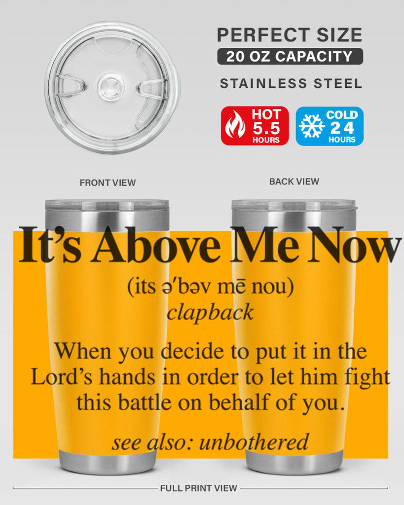 its above me now definition 105#- black words phrases- Cotton Tank