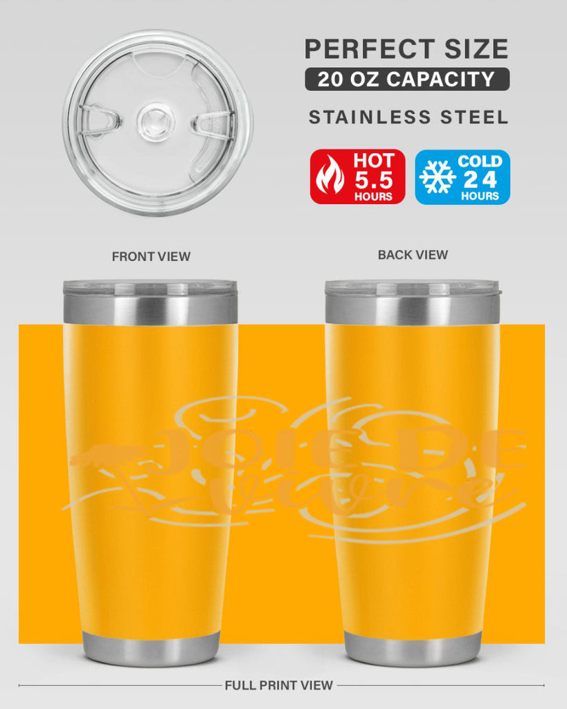 joie de vivre 57#- mardi gras- Tumbler