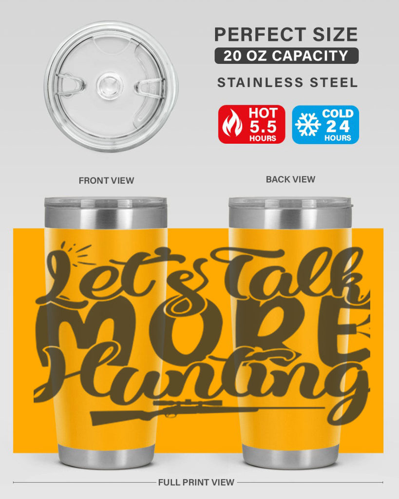 lets talk more hunting 6#- hunting- Tumbler
