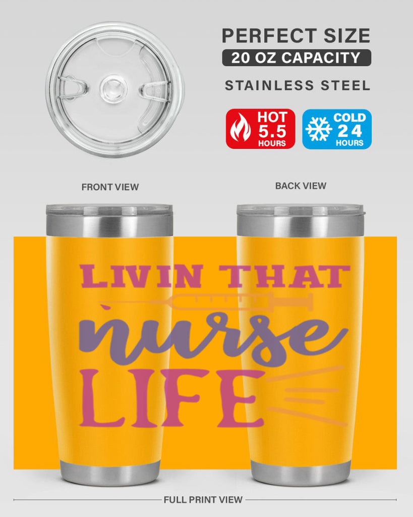 livin that nurse life Style Style 138#- nurse- tumbler