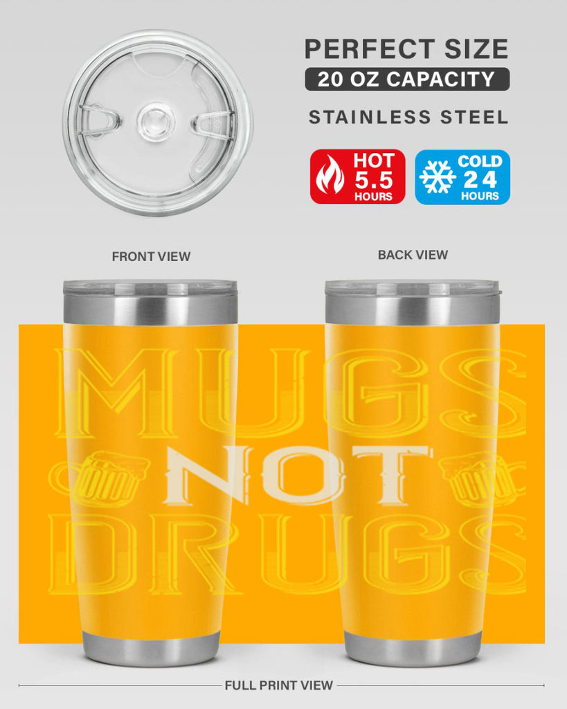 mugs not drugs Style 113#- St Patricks Day- Tumbler