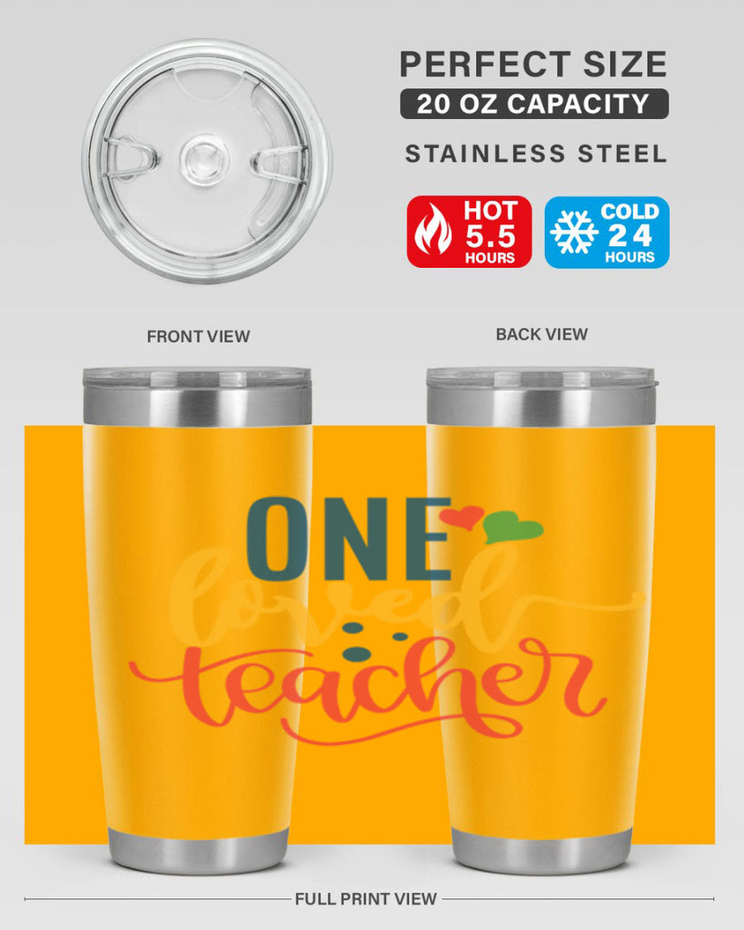 one loved teacher Style 165#- teacher- tumbler