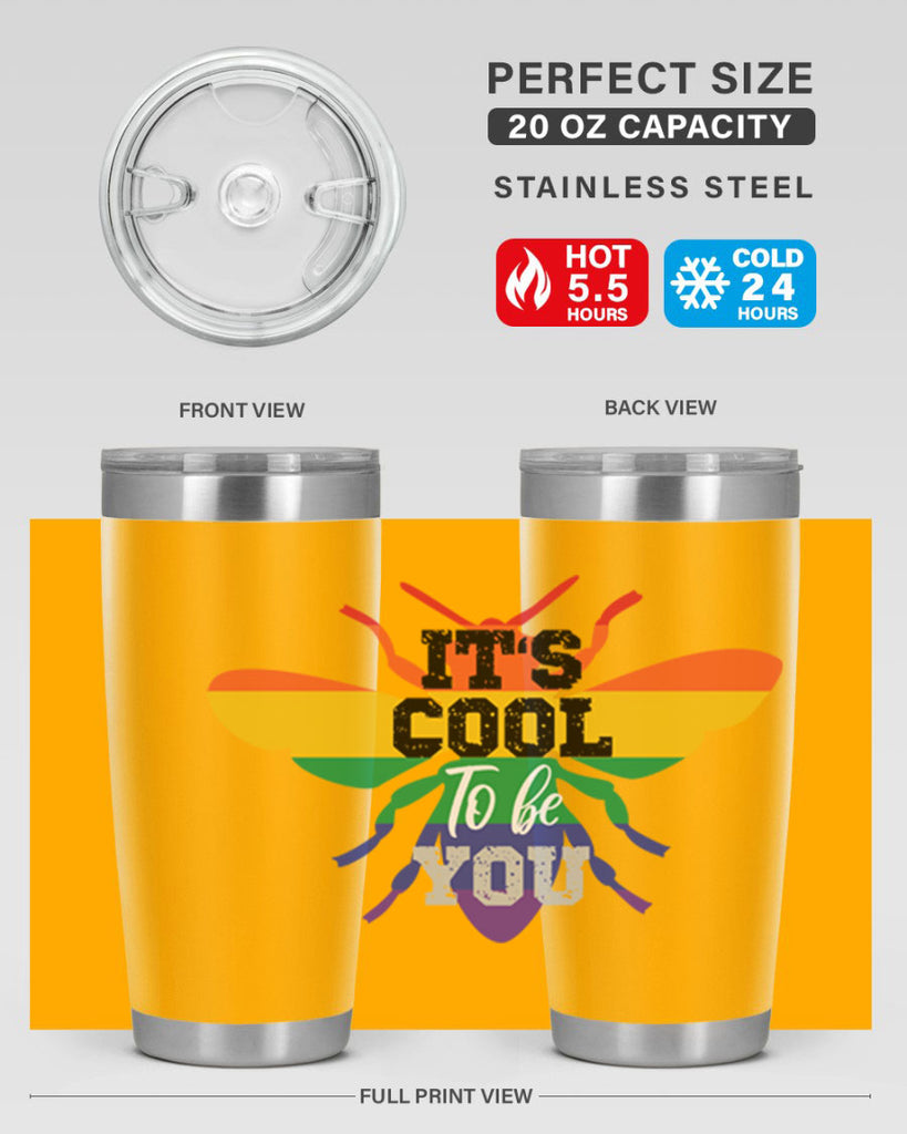 pride bee cool 70#- lgbt- Tumbler