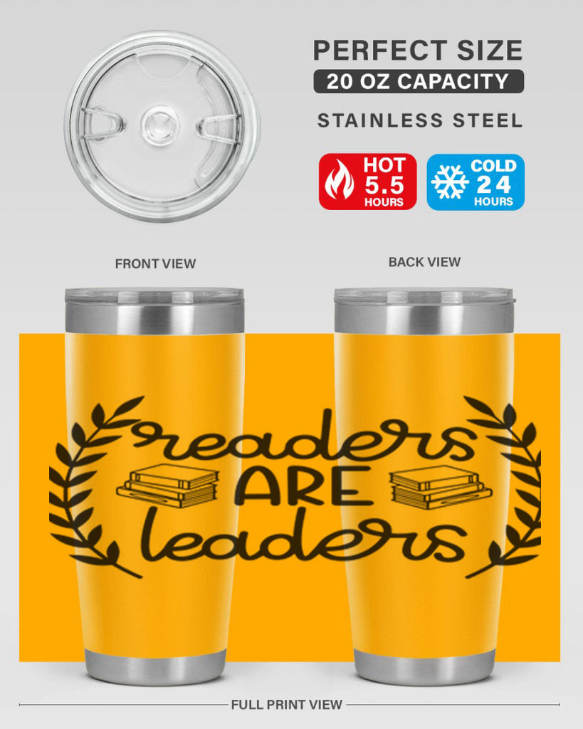 readers are leaders 33#- reading- Tumbler