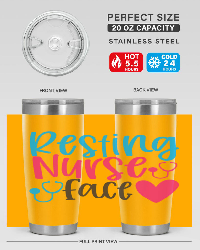 resting nurse face Style Style 56#- nurse- tumbler