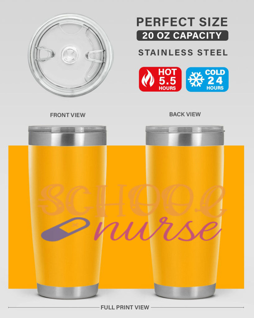 school nurse Style Style 48#- nurse- tumbler