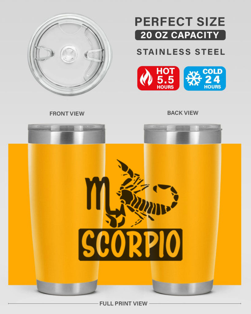 scorpio 440#- zodiac- Tumbler
