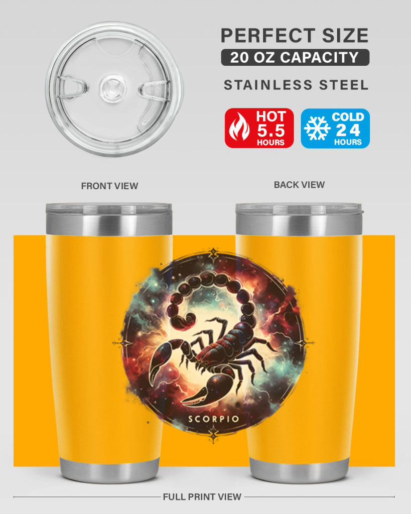 scorpio 460#- zodiac- Tumbler