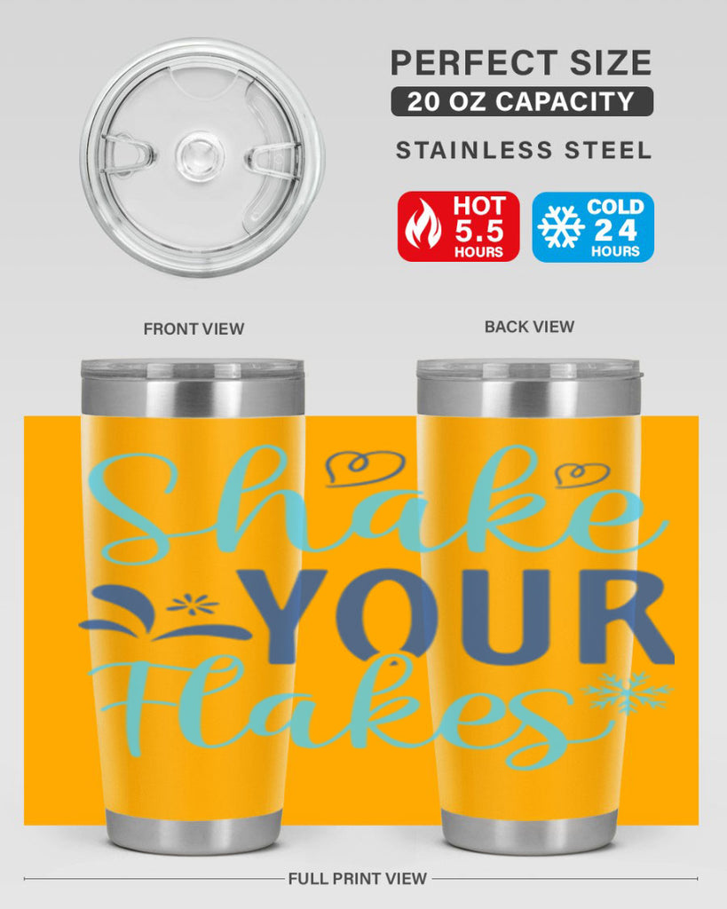 shake your flakes 359#- winter- Tumbler