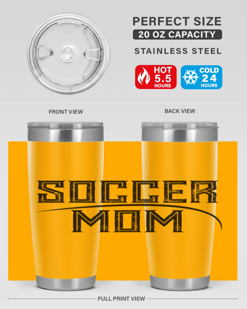 soccer mom 67#- mom- Tumbler