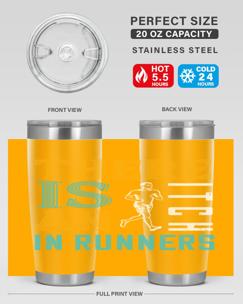there is an itch in runners 9#- running- Tumbler