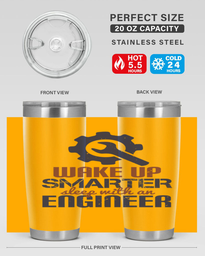 wake up smarter sleep with an engineer Style 31#- engineer- tumbler