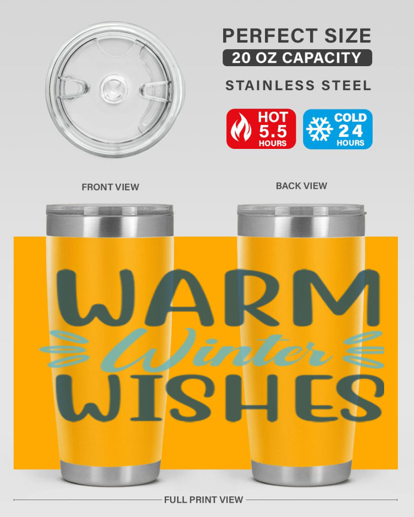 warm winter wishes 456#- winter- Tumbler