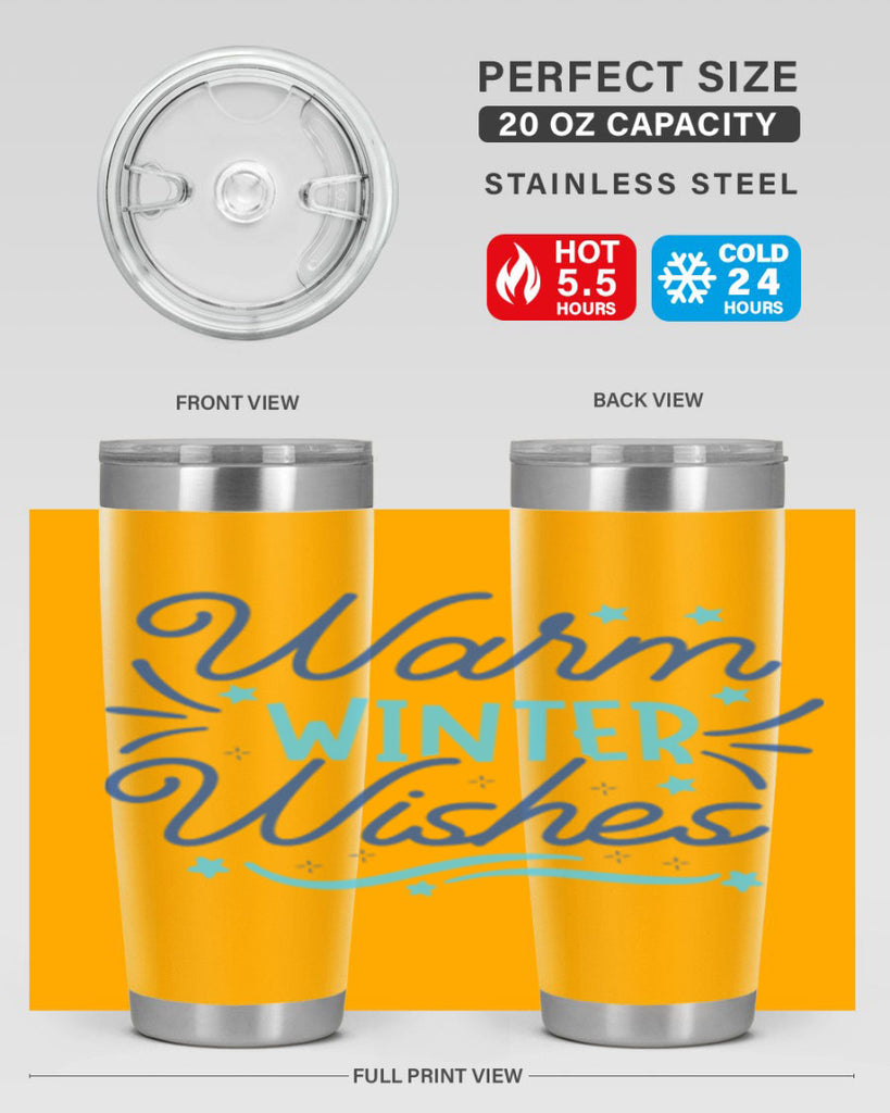 warm winter wishes 457#- winter- Tumbler