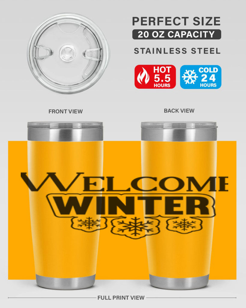 welcome winter 474#- winter- Tumbler