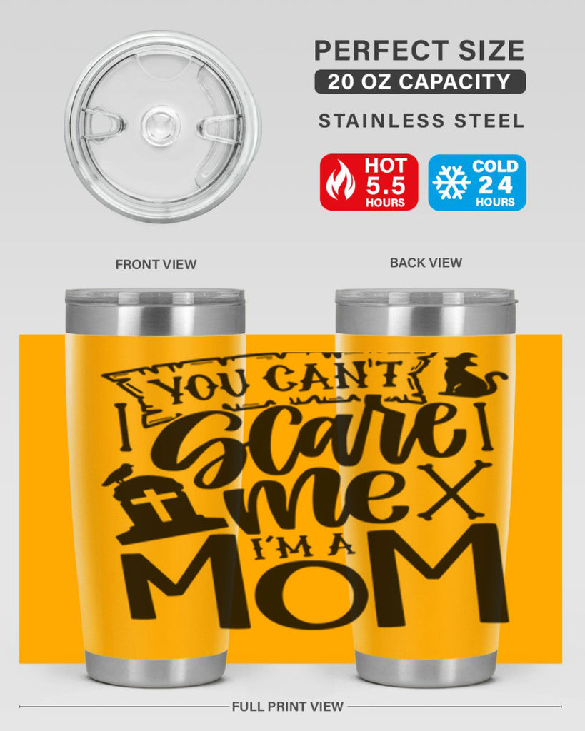 you cant scare me im a mom 1#- halloween- Tumbler