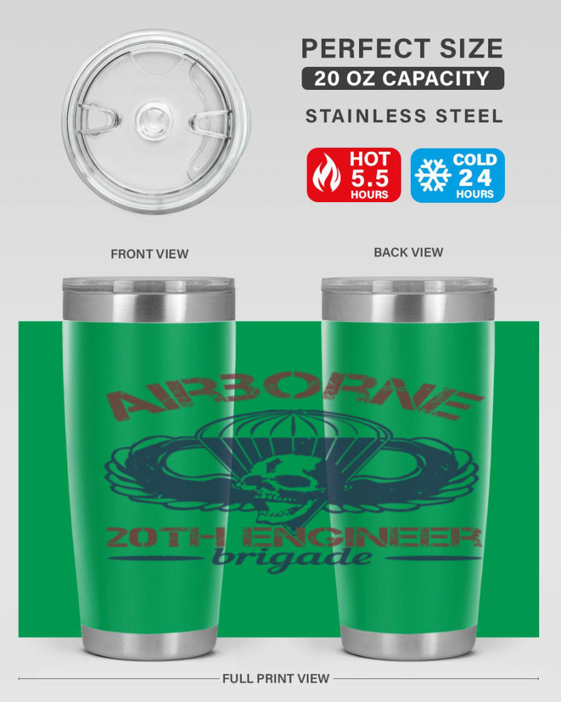 AIRBORNE TH ENGINEER BRIGADE Style 72#- engineer- tumbler