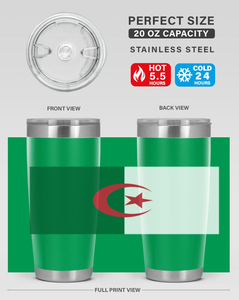 Algeria 195#- world flags- Tumbler