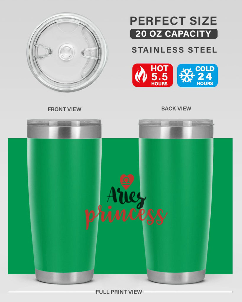 Aries princess 98#- zodiac- Tumbler