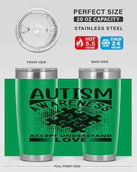 Autism awareness Style 43#- autism- Tumbler