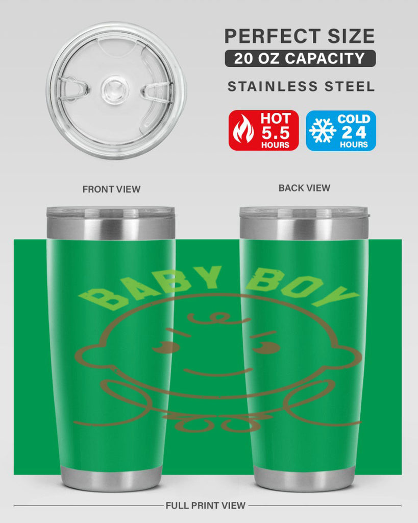 Baby Boy Style 4#- baby shower- tumbler
