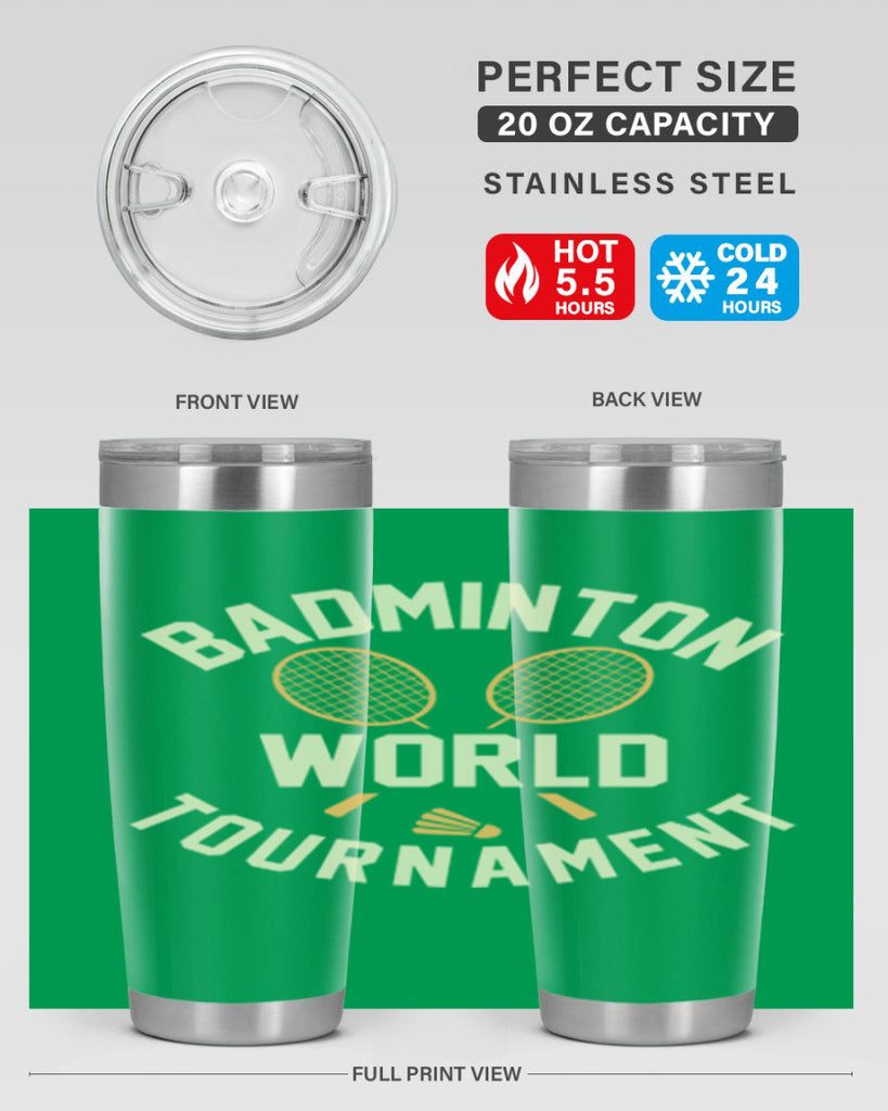 Badminton 1449#- badminton- Tumbler