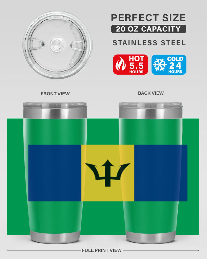 Barbados 183#- world flags- Tumbler
