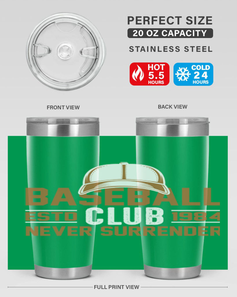 Base 1447#- baseball- Tumbler