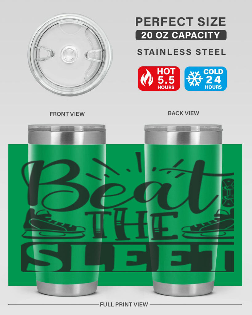 Beat the sleet 24#- winter- Tumbler