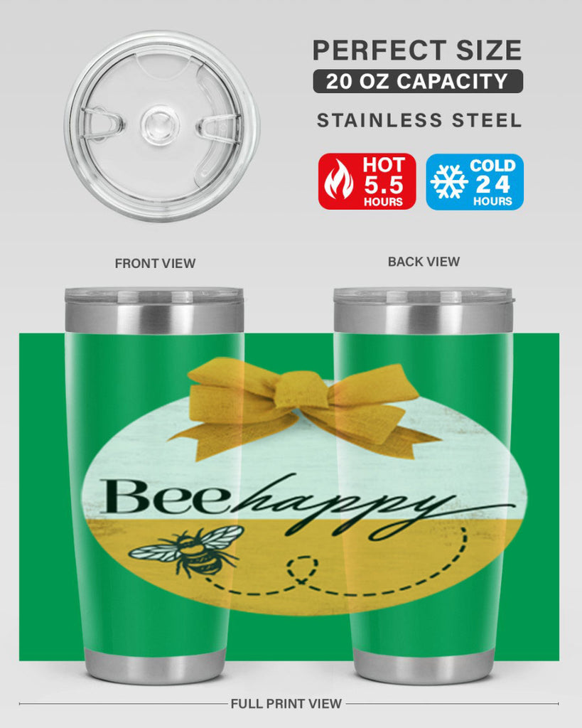 Bee Happy Mockup27#- spring- Tumbler