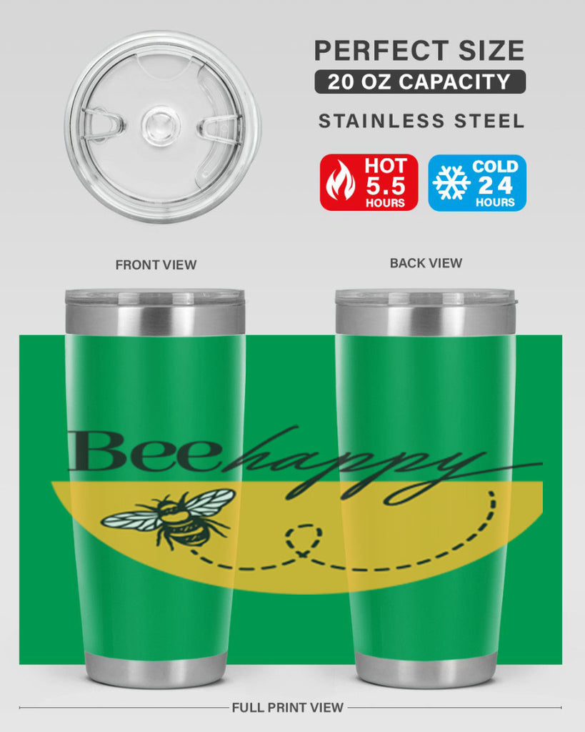 Bee Happy30#- spring- Tumbler