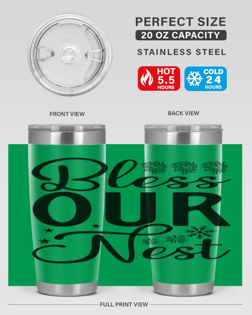 Bless Our Nest 51#- spring- Tumbler
