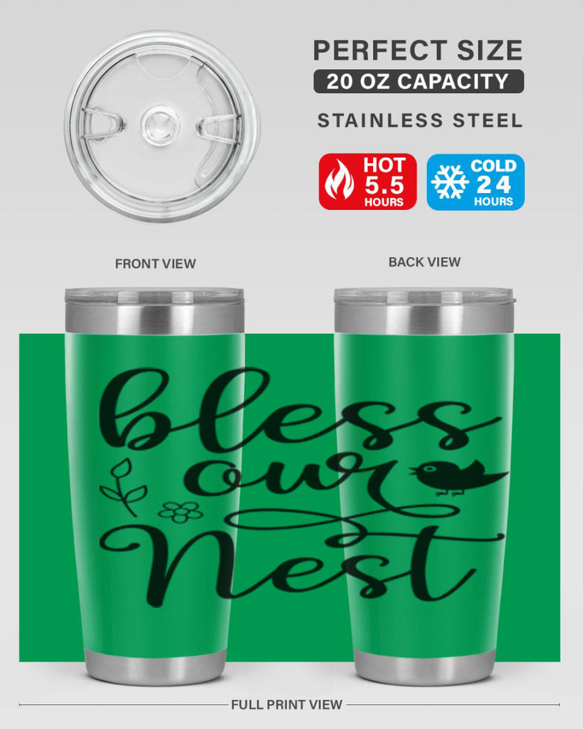 Bless our nest  68#- spring- Tumbler