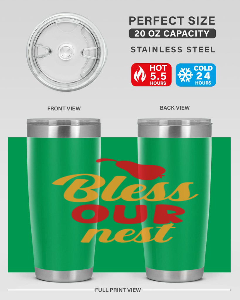 Bless our nest 53#- spring- Tumbler
