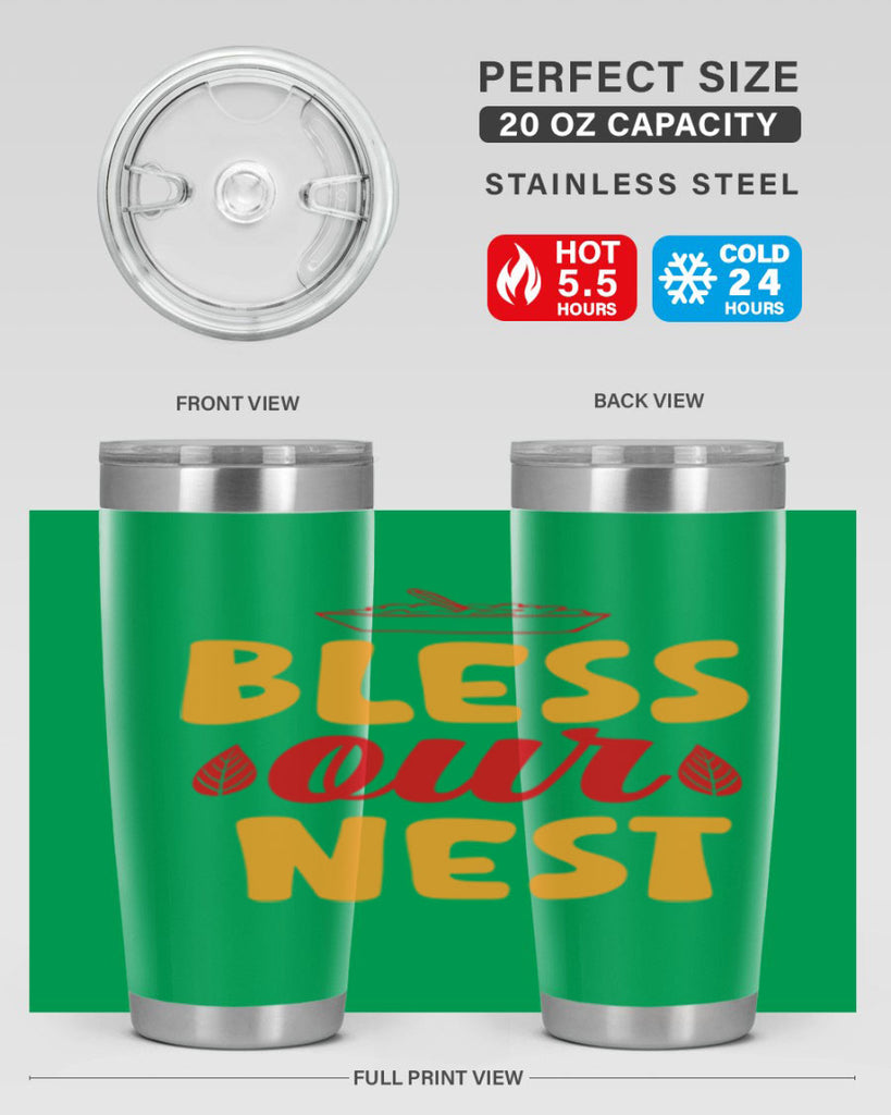 Bless our nest 54#- spring- Tumbler